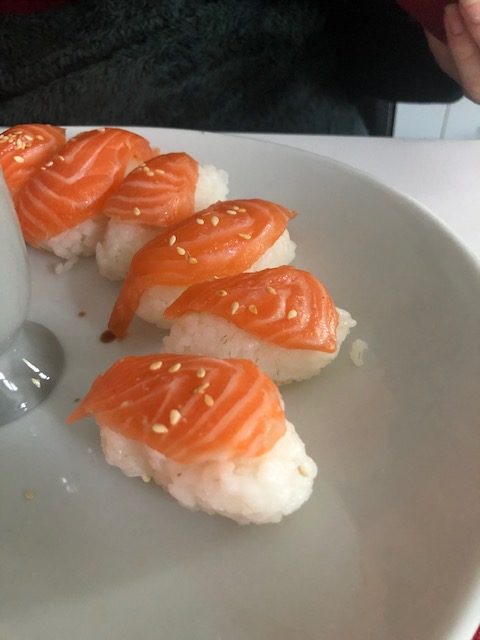 Egengjord sushi