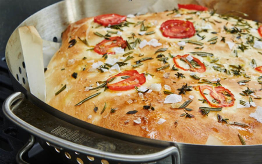 Grillad focaccia