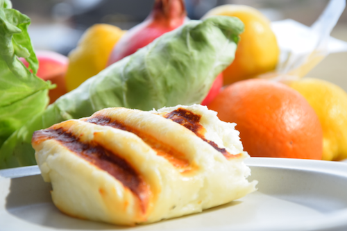 Grillad haloumi